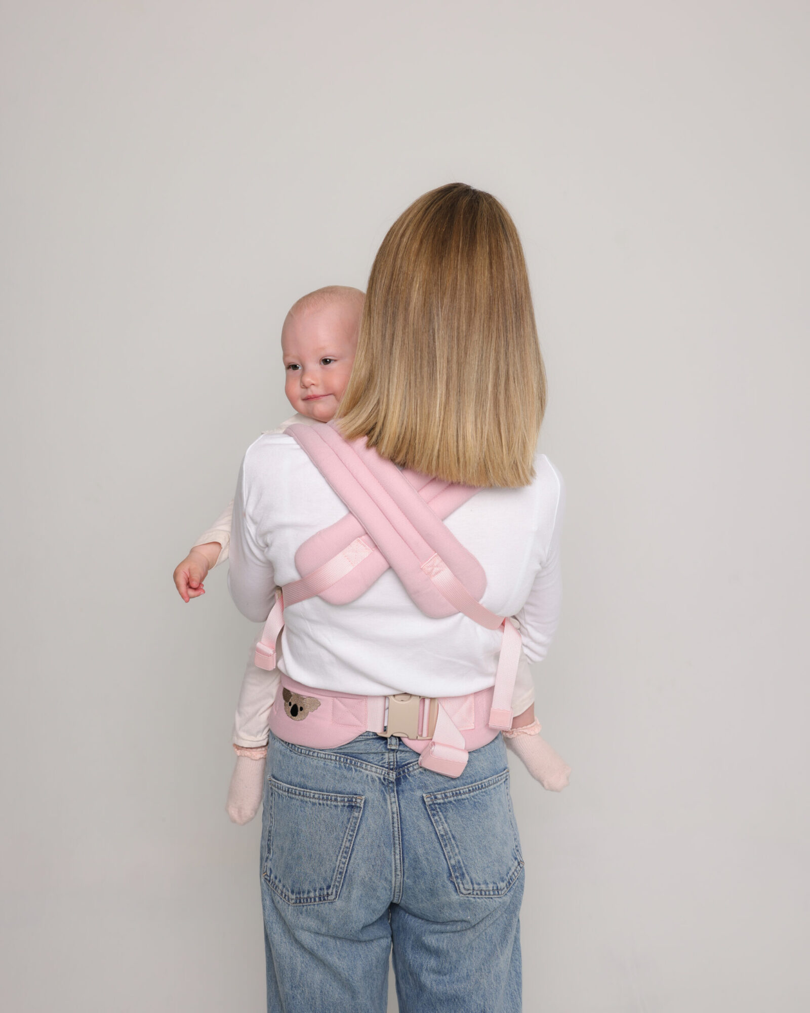 Roze kengur nosiljka za decu i bebe Mubi Rose